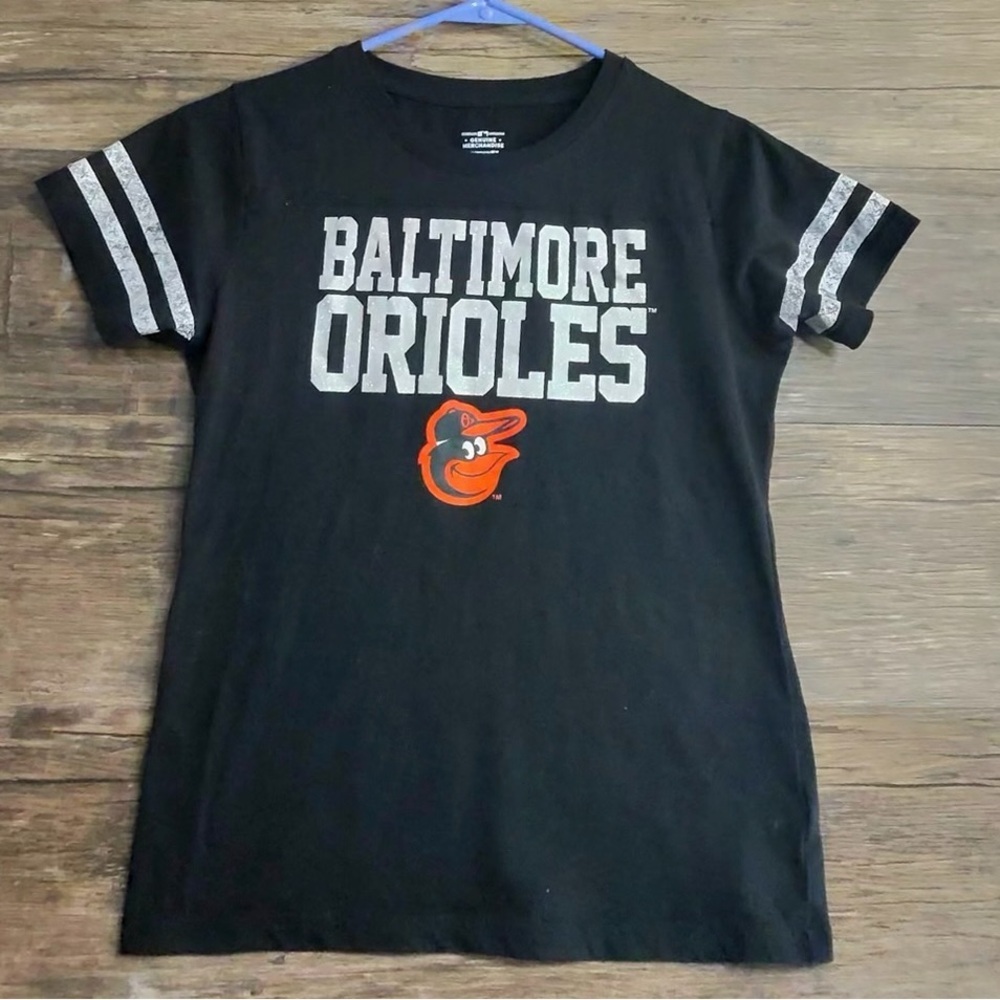 Genuine Merchandise Black and Orange‎ Baltimore Orioles Kids Tee